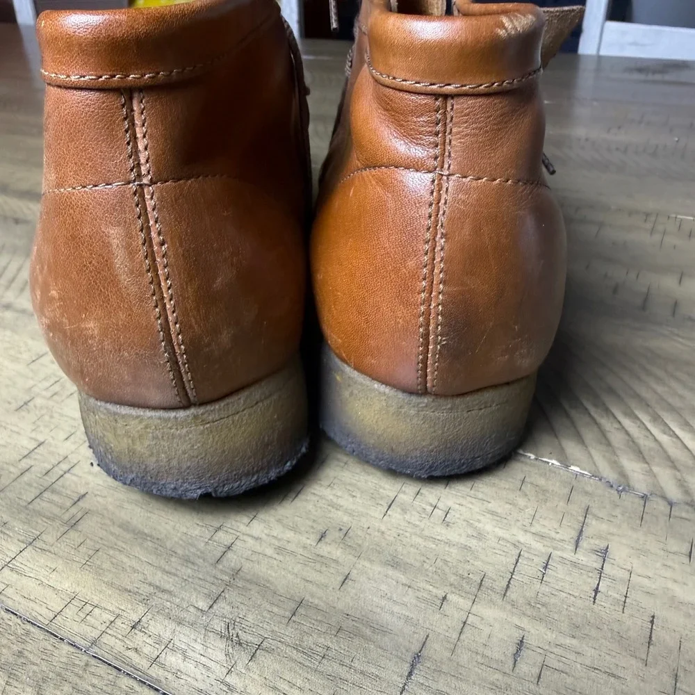 Clarks Originals Wallabees Men's Brown Leather Chukka Boots 7M‎
